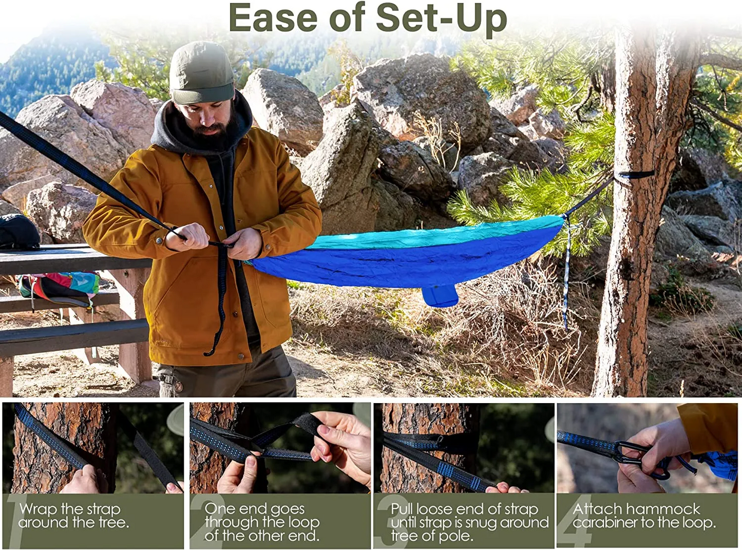 Green Camping Hammock