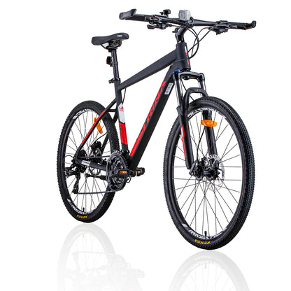 Trinx M600 Mountain Bike 24 Speed MTB Bicycle 21 Inches Frame Red