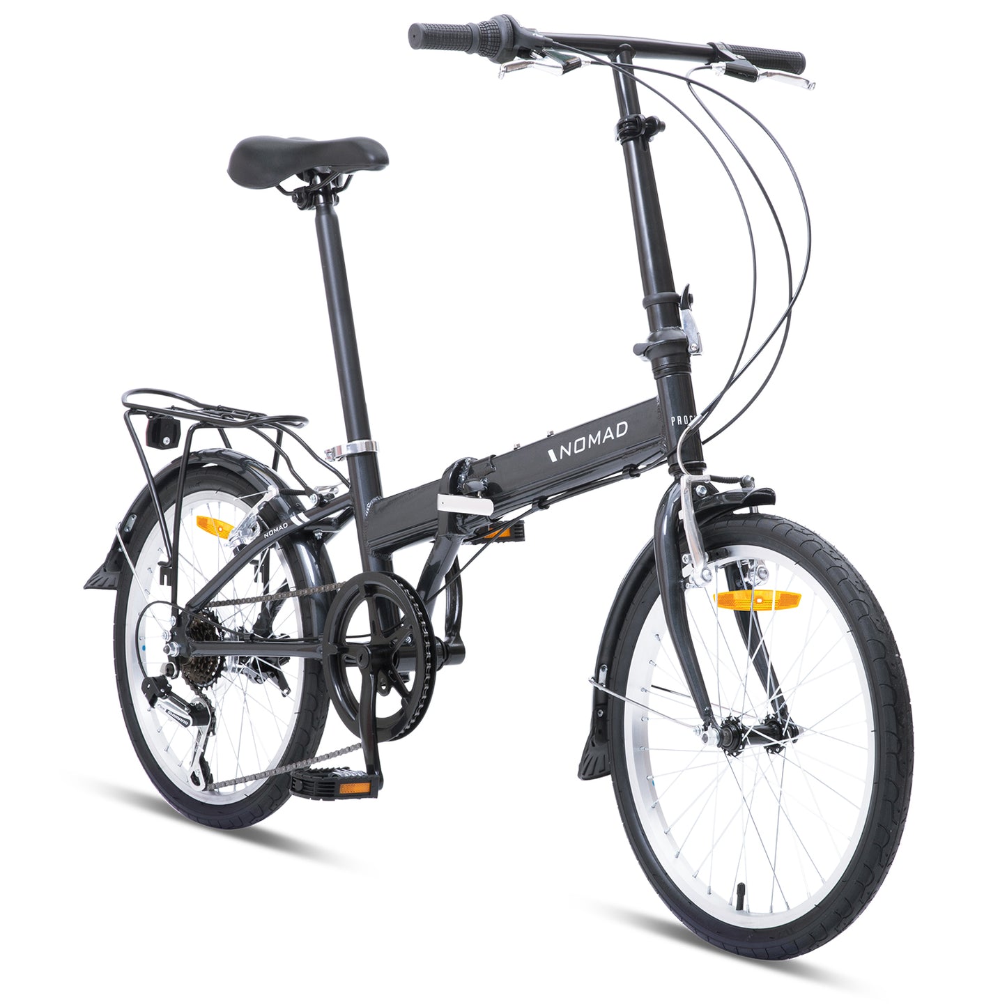 Progear Bikes Nomad Folding Bike 20" in Grey