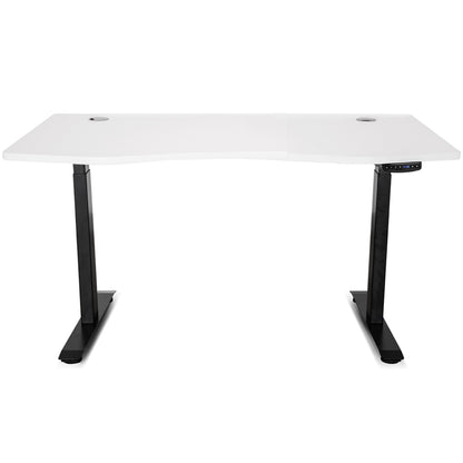 Lifespan Fitness ErgoDesk AUTO Series Automatic Standing Desk 150cm in White & Black