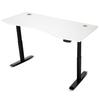 Lifespan Fitness ErgoDesk AUTO Series Automatic Standing Desk 180cm in White & Black