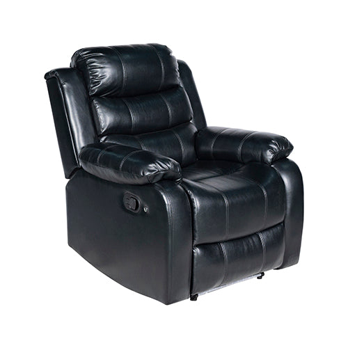 Chelsea 3R+1R+1R Seater Finest Leatherette Recliner Feature Console LED Light Ultra Cushioned