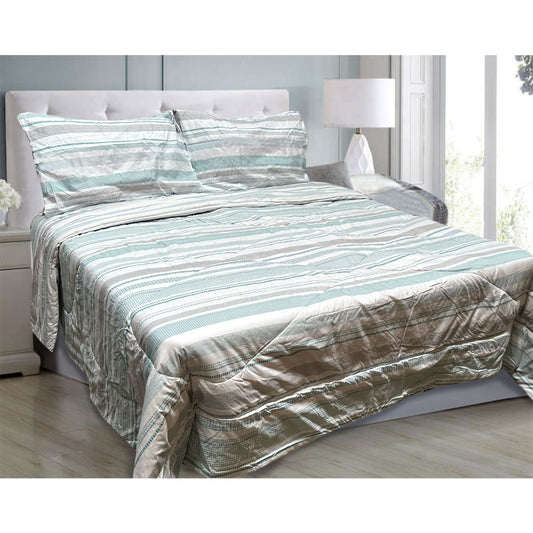 Hotel Living 3 Pce Light Weight Comforter Set Queen/King Oscar Mosaic