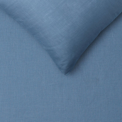 Vintage Design Homewares 100% Linen Brilliant Blue Sheet Set King