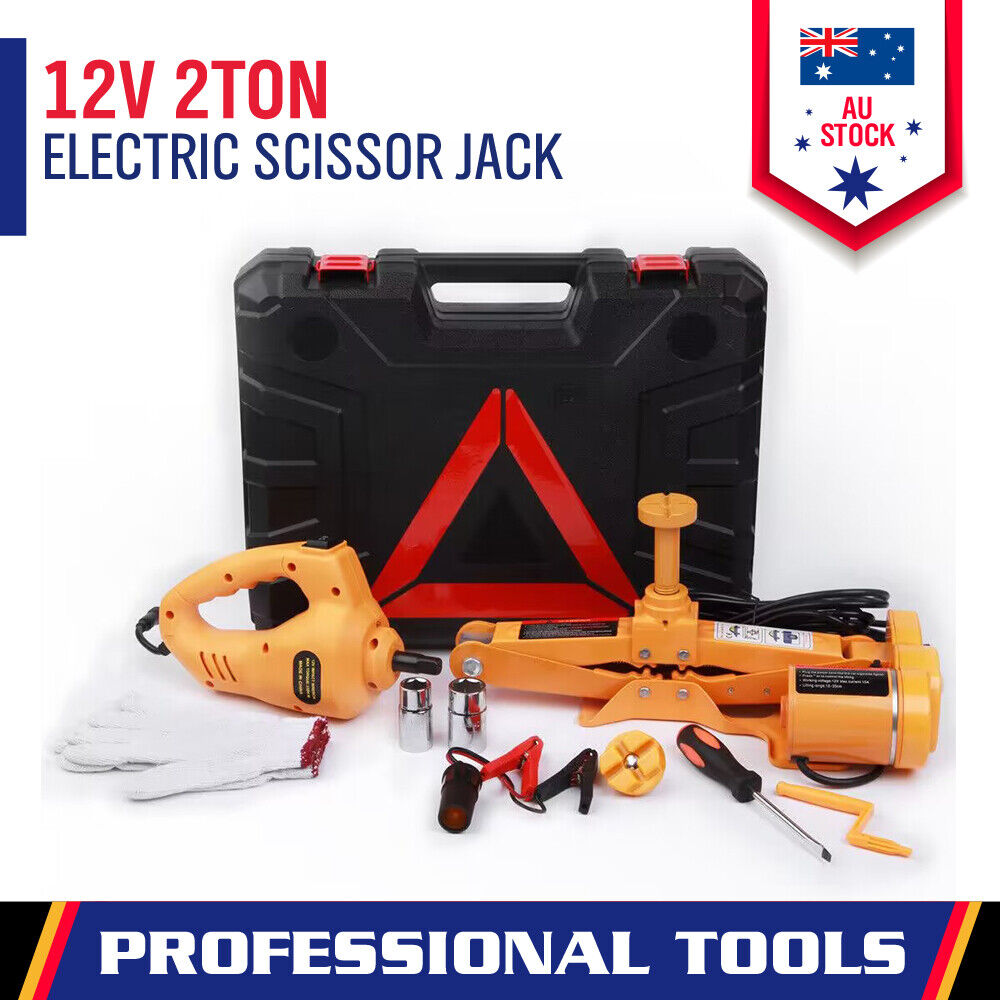 Electric Car Jack Floor 2 Ton Electric Scissor Jack Car Repair Tool Heavy Duty