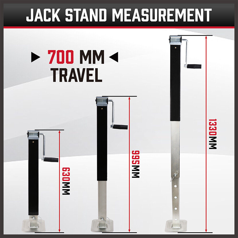 TRAILER CANOPY CARAVAN JACK STAND 3175KG 7000LBS HEAVY DUTY STABILIZER LEGS