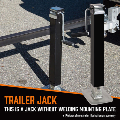 4x Trailer Caravan Canopy Jack Leg Stand Heavy Duty 3175KG 7000lbs Side Handle