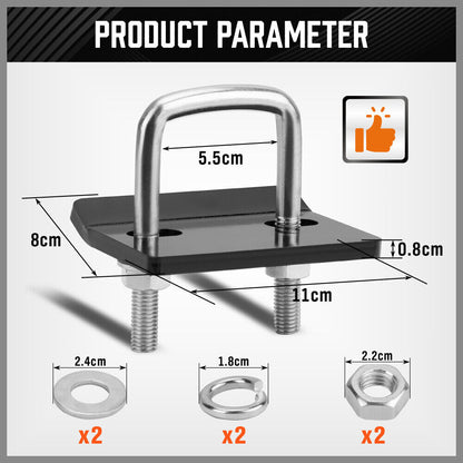 Anti Rattle Tow Bar Hitch Tongue Stabilizer Tightener Bracket Caravan Trailer