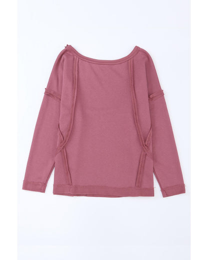 Azura Exchange Relaxed Fit Drop Shoulder Oversized Sweatshirt - L