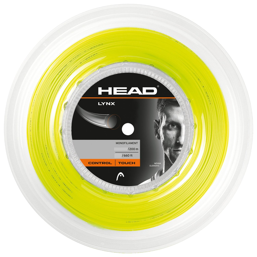 Head Lynx 17g Tennis String Reel 200m 1.25mm Control Touch - Yellow