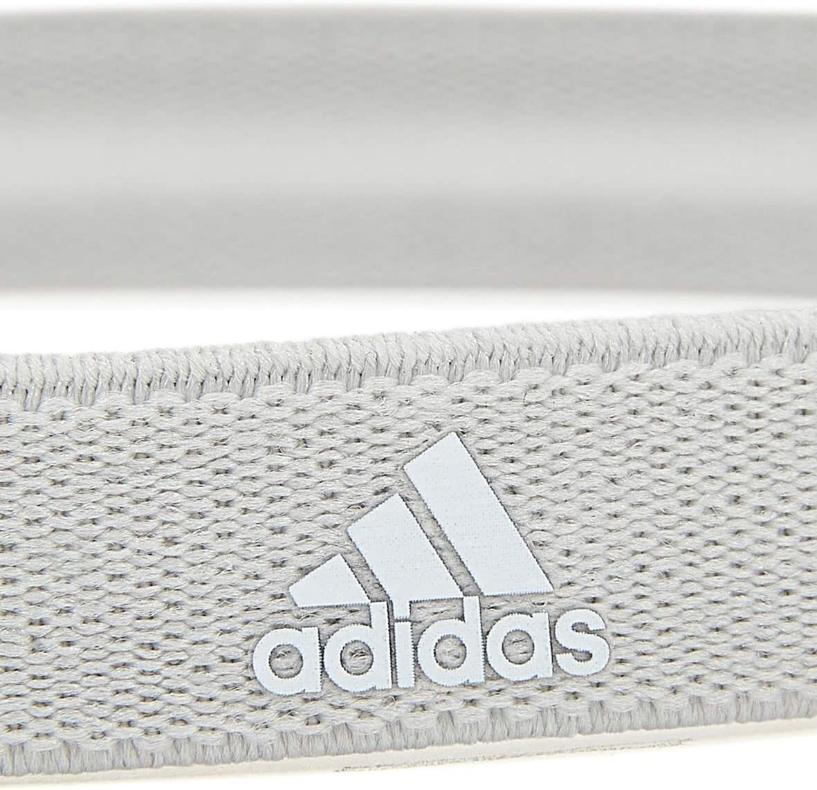 Adidas 3-Pack Sports Hair Bands Taining Stretch Headband - Black/Grey/Burgundy