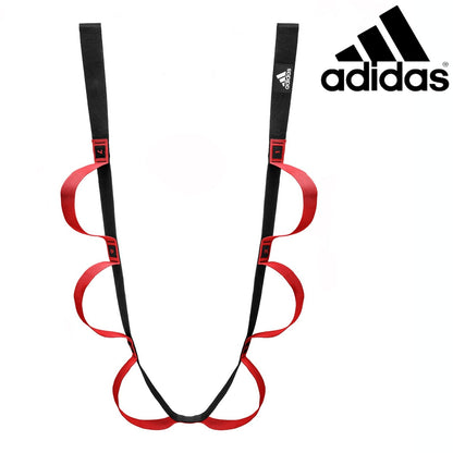 2pc Set Adidas Stretch Assist Band Looped + Yoga Strap 2.5m Long Adjustable Belt