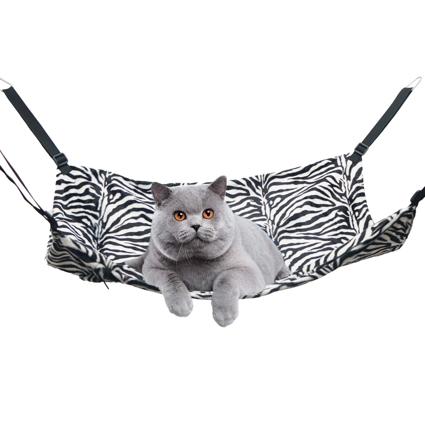 Cat Hammock Warm Fleece Bed Swinging Hanging Pet Nest Rest Cage Kitten Puppy Toy