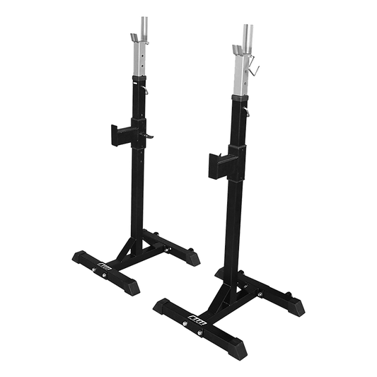 Squat Rack Stand Pair Bench Press Weight Lifting Barbell