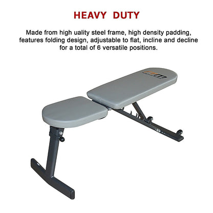 FID Flat Incline Decline Adjustable Bench Press