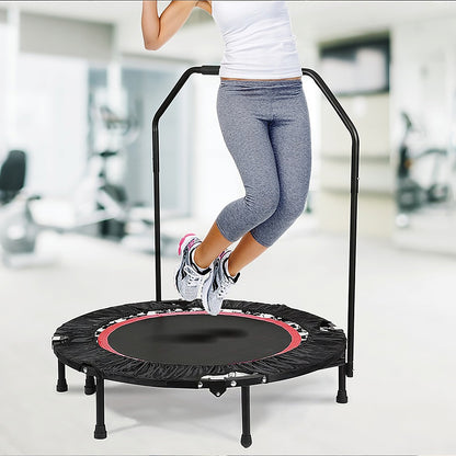 Mini Rebounder Trampoline With Handle Rail