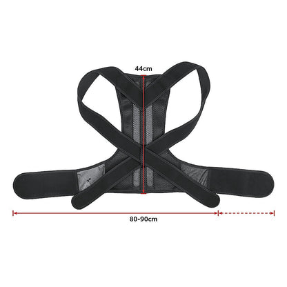 Lower Back Brace Unisex Posture Corrector Lumbar Support - Medium