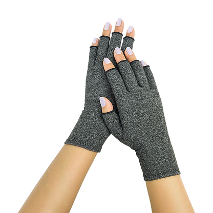 Arthritis Gloves Compression Joint Finger Hand Wrist Support Brace - Medium