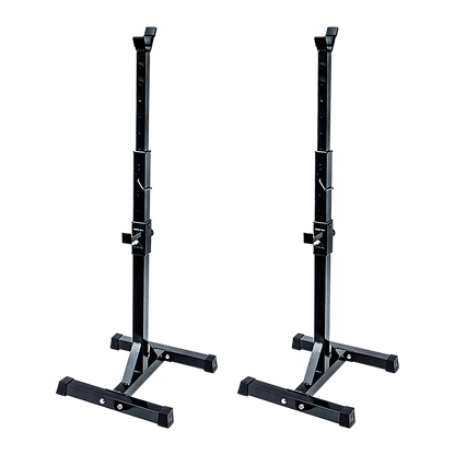 Pair of Adjustable Squat Rack Sturdy Steel Barbell Bench Press Stands GYM/HOME