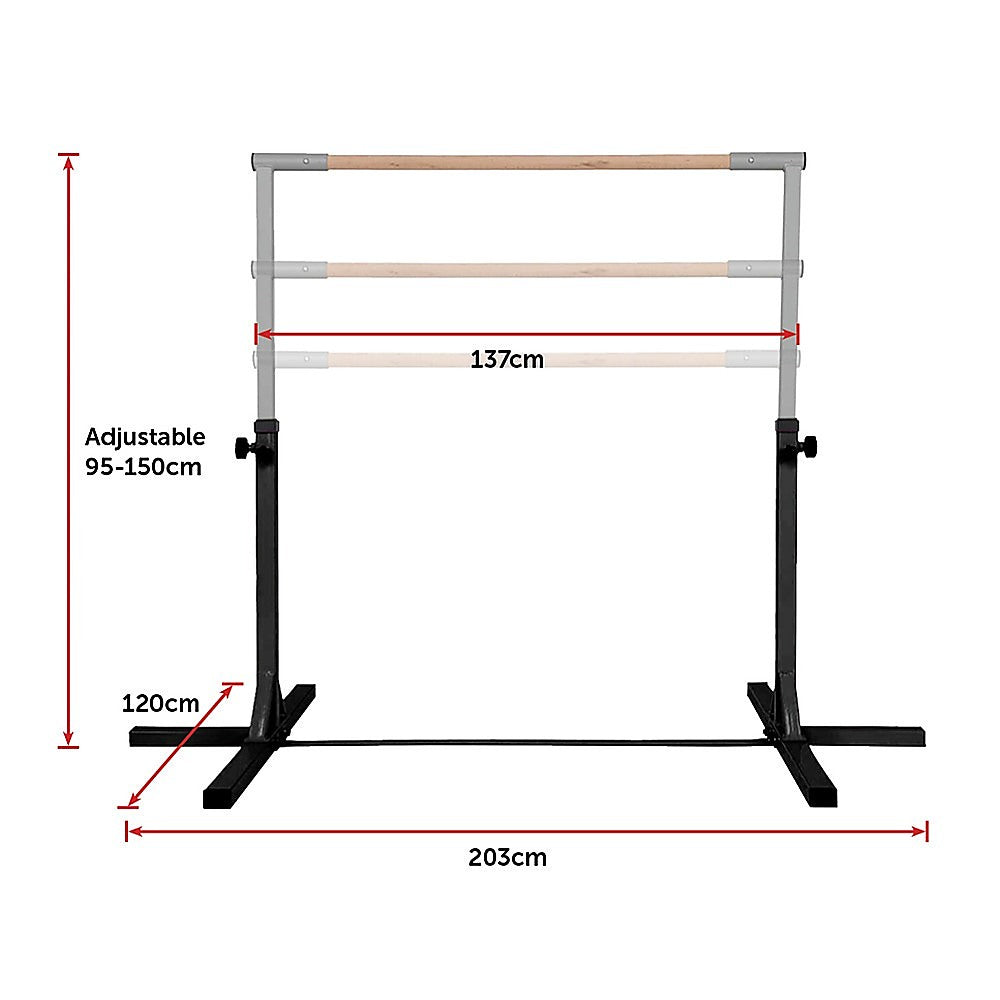 Gymnastics Training Bar Kids Adjustable Horizontal Kip Fitness Gym Equipment