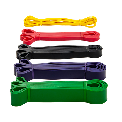 Resistance Band Loop Set of 5 Heavy Duty Gym Yoga Workout