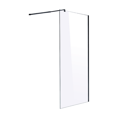 1100 x 2000mm Frameless 10mm Safety Glass Shower Screen