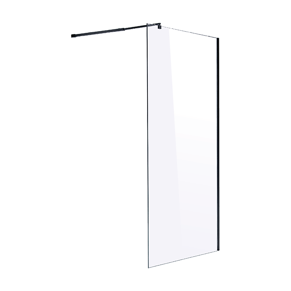 1100 x 2000mm Frameless 10mm Safety Glass Shower Screen