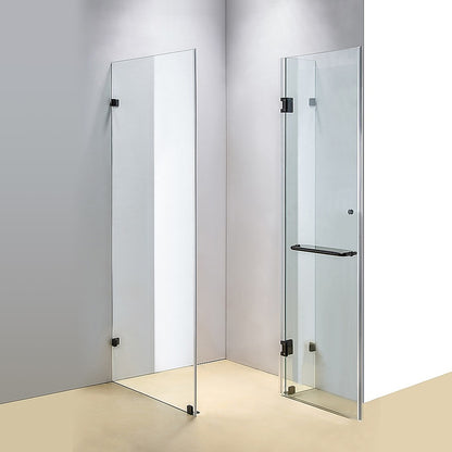 1200 x 800mm Frameless 10mm Glass Shower Screen By Della Francesca