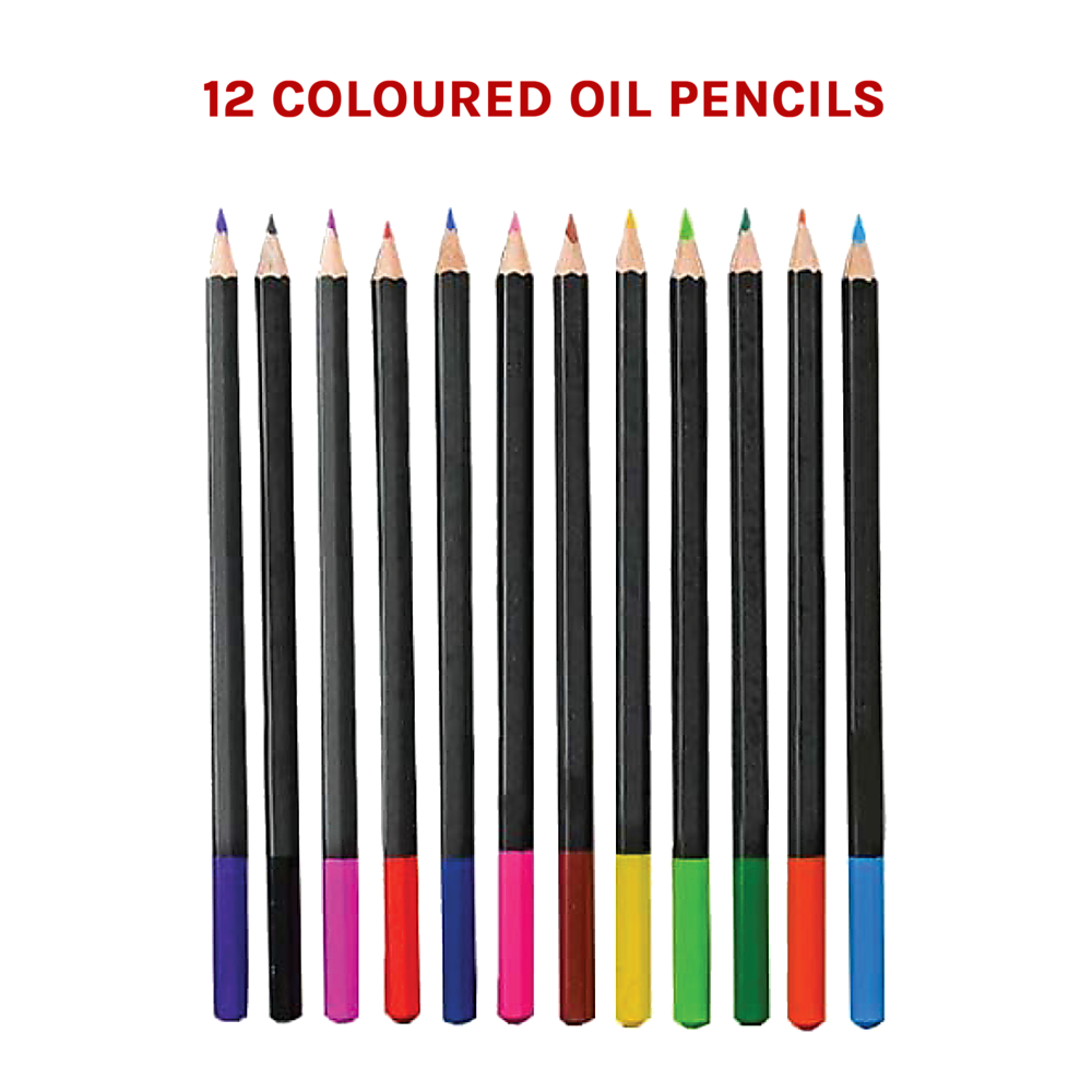 Art Sketch Pencils Oil Drawing Colouring Graphite Charcoal Pencil Set 72pcs/set