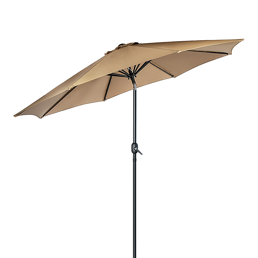 9FT Patio Umbrella Outdoor Garden Table Umbrella with 8 Sturdy Ribs