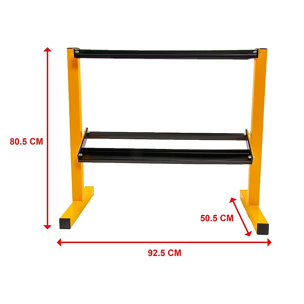 2 Tier Dumbbell Rack for Dumbbell Weights Storage