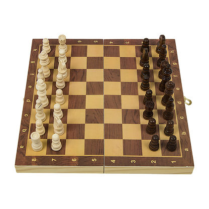 Chess Board Games Folding Large Chess Wooden Chessboard Set Wood Toy Gift