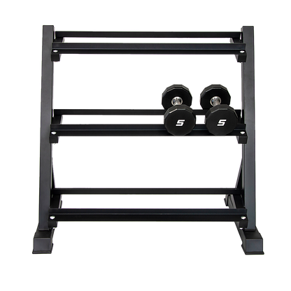 Dumbbell Rack Storage Stand Hex Weight Heavy Duty 3 Tier Wide Home Gym Fitness