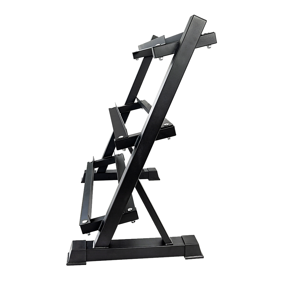 Dumbbell Rack Storage Stand Hex Weight Heavy Duty 3 Tier Wide Home Gym Fitness