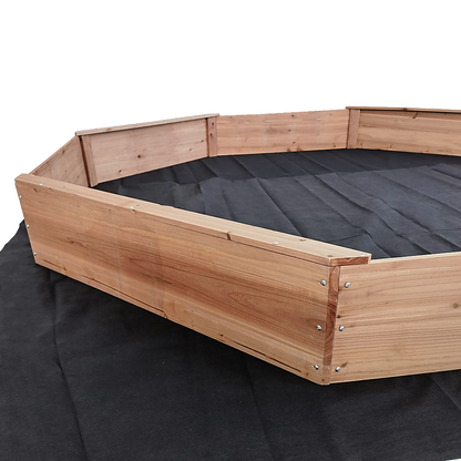 Kids Sand Pit Large Octagonal Wooden Sandpit