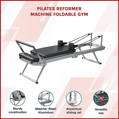 Pilates Reformer Machine Foldable Gym