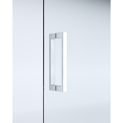 Adjustable 1200x900mm Double Sliding Door Glass Shower Screen in Chrome