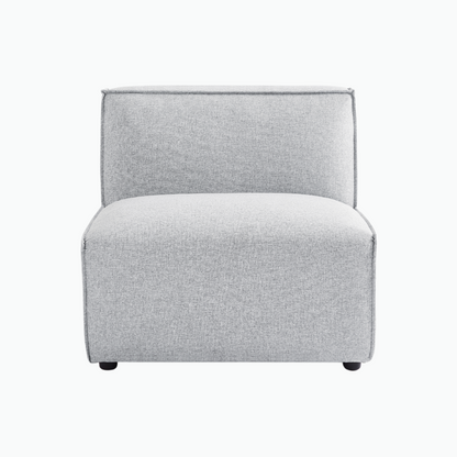 Bryce Armless Modular Fabric Sofa