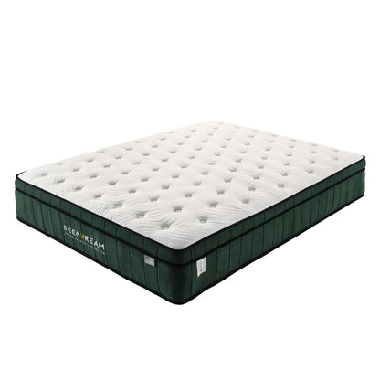 Green Tea Cool Gel Memory Foam Mattress 36cm 5 Zone King Single