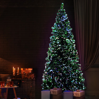 Jingle Jollys 1.8m Christmas Tree Optic Fibre LED Xmas tree 300 Tips