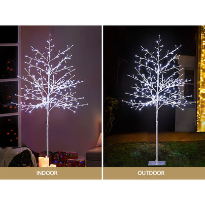 Jingle Jollys Solar Christmas Tree 1.5m Twigs 304 LED Lights Xmas Tree