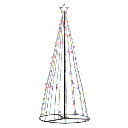 Jingle Jollys Solar Christmas Tree 3.6M 400 LED Xmas Tree Decor 8 Light Modes